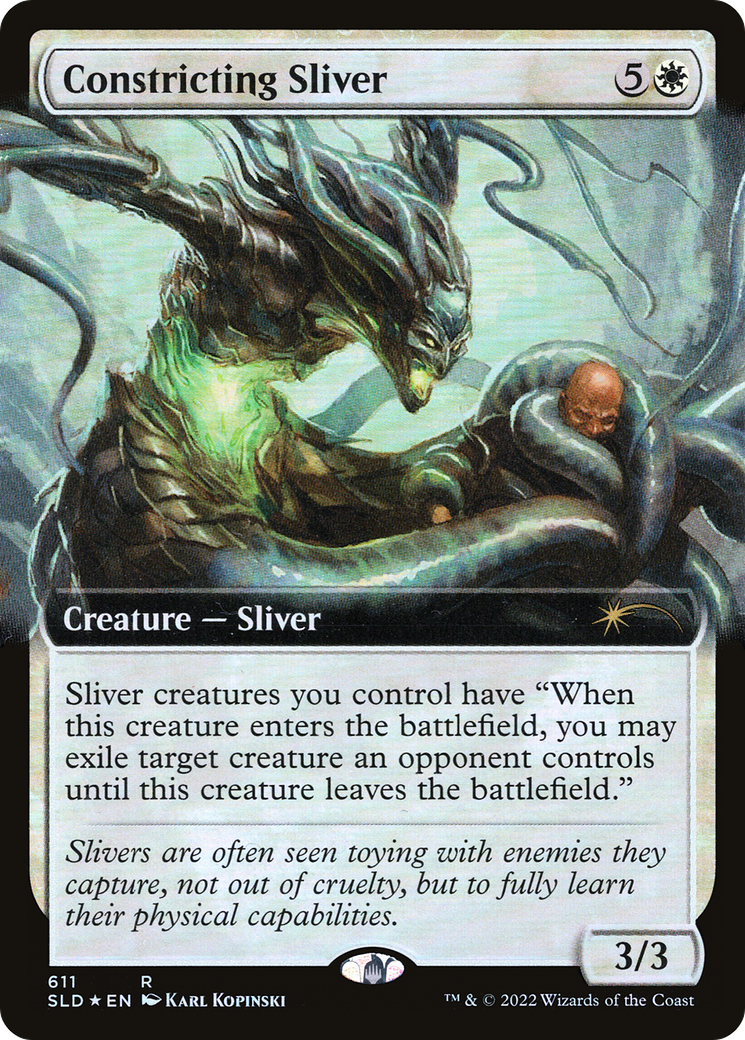 Constricting Sliver (Extended Art) [Secret Lair Drop Promos] | Gear Gaming Bentonville