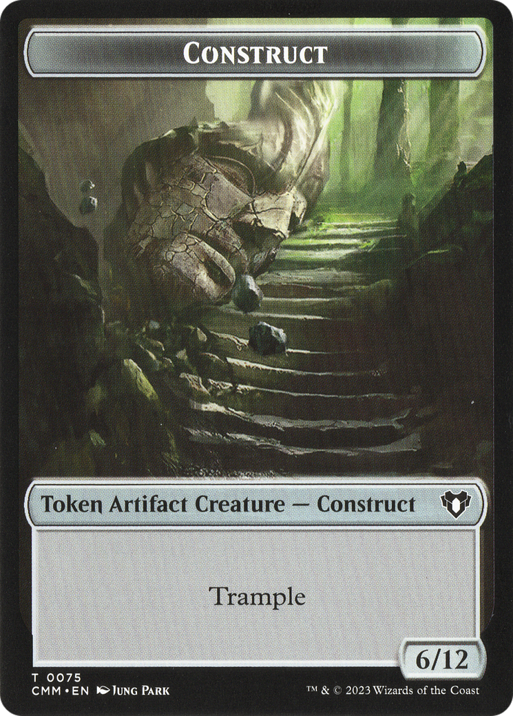 City's Blessing // Construct (0075) Double-Sided Token [Commander Masters Tokens] | Gear Gaming Bentonville