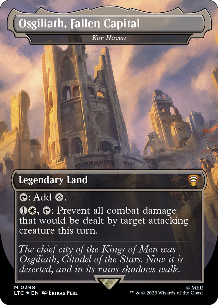 Osgiliath, Fallen Capital - Kor Haven (Surge Foil Realms and Relics) [The Lord of the Rings: Tales of Middle-Earth Commander] | Gear Gaming Bentonville