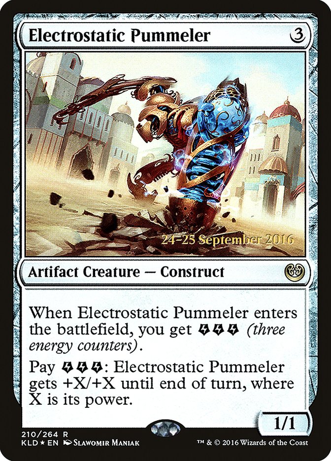 Electrostatic Pummeler [Kaladesh Prerelease Promos] | Gear Gaming Bentonville