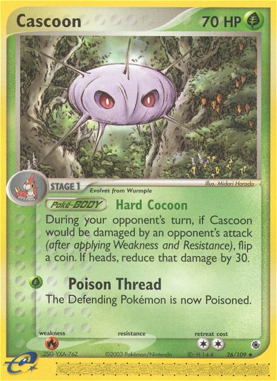 Cascoon (26/109) [EX: Ruby & Sapphire] | Gear Gaming Bentonville