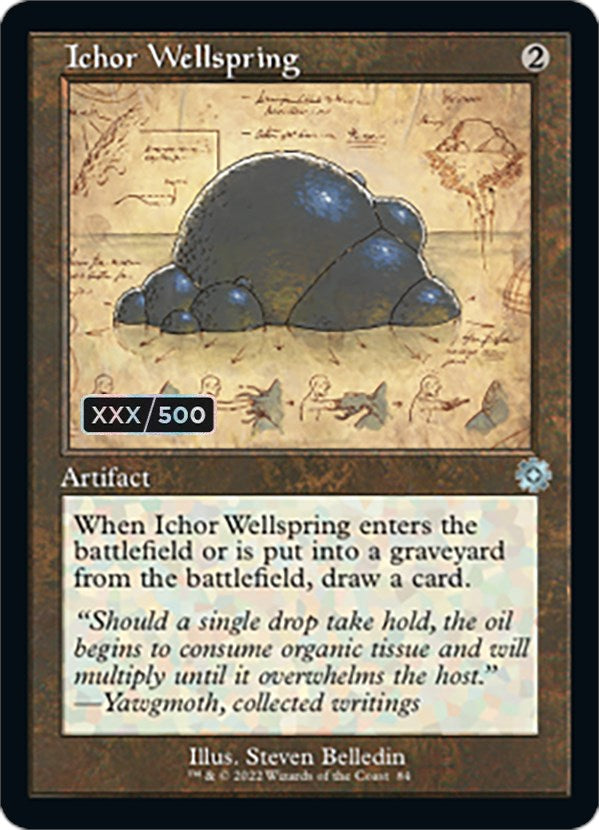 Ichor Wellspring (Retro Schematic) (Serialized) [The Brothers' War Retro Artifacts] | Gear Gaming Bentonville