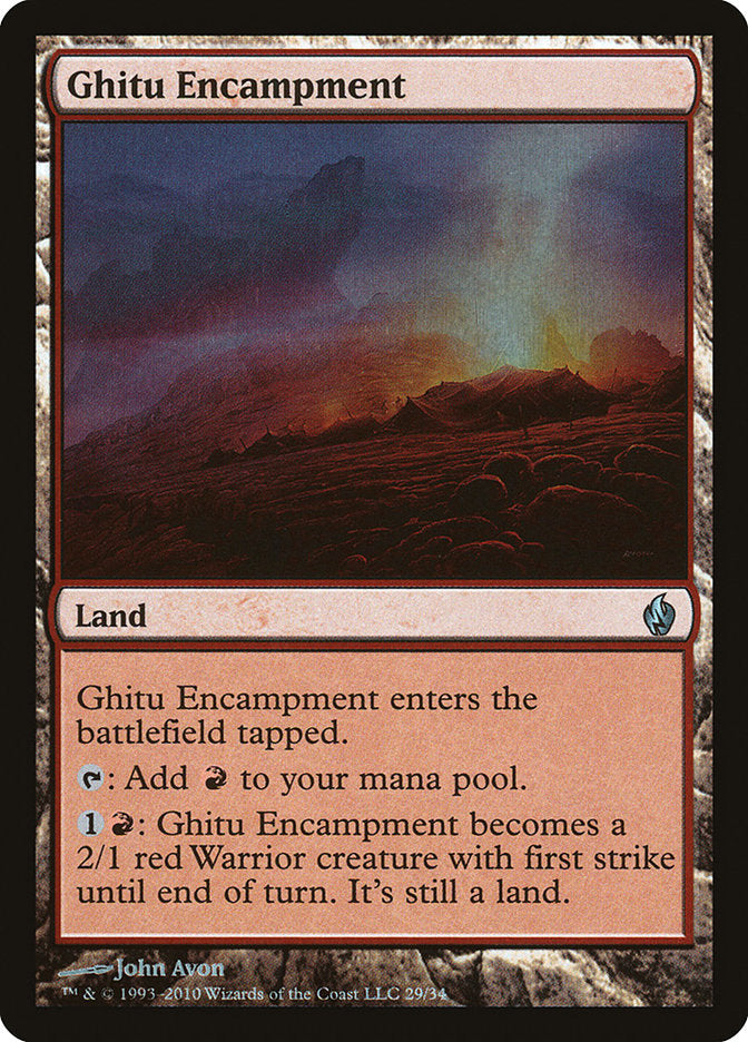 Ghitu Encampment [Premium Deck Series: Fire and Lightning] | Gear Gaming Bentonville