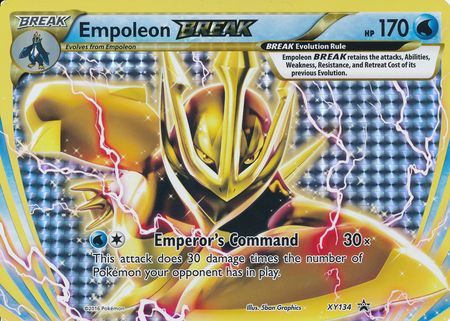 Empoleon BREAK (XY134) (Jumbo Card) [XY: Black Star Promos] | Gear Gaming Bentonville