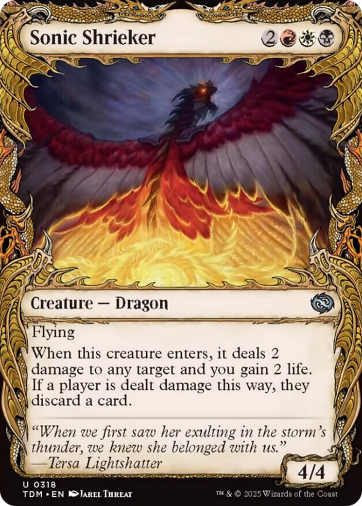 Sonic Shrieker (Showcase) [Tarkir: Dragonstorm] | Gear Gaming Bentonville