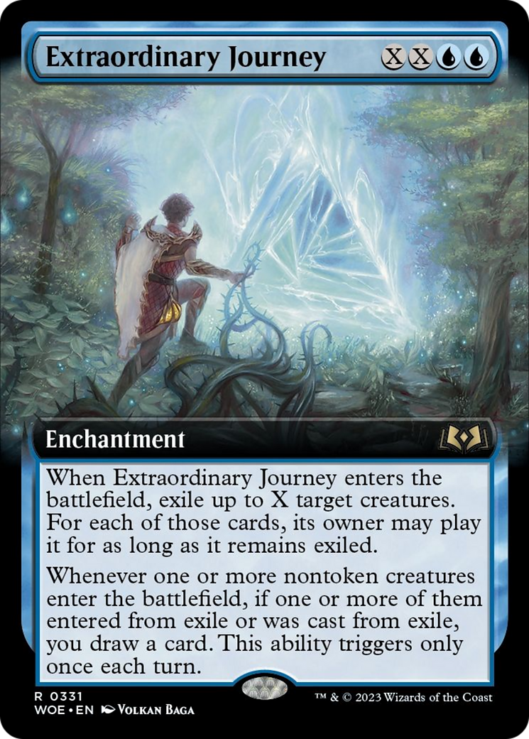 Extraordinary Journey (Extended Art) [Wilds of Eldraine] | Gear Gaming Bentonville