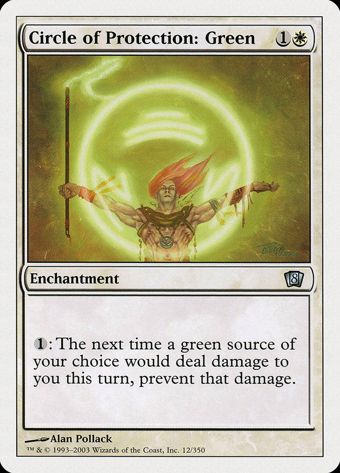 Circle of Protection: Green [Eighth Edition] | Gear Gaming Bentonville
