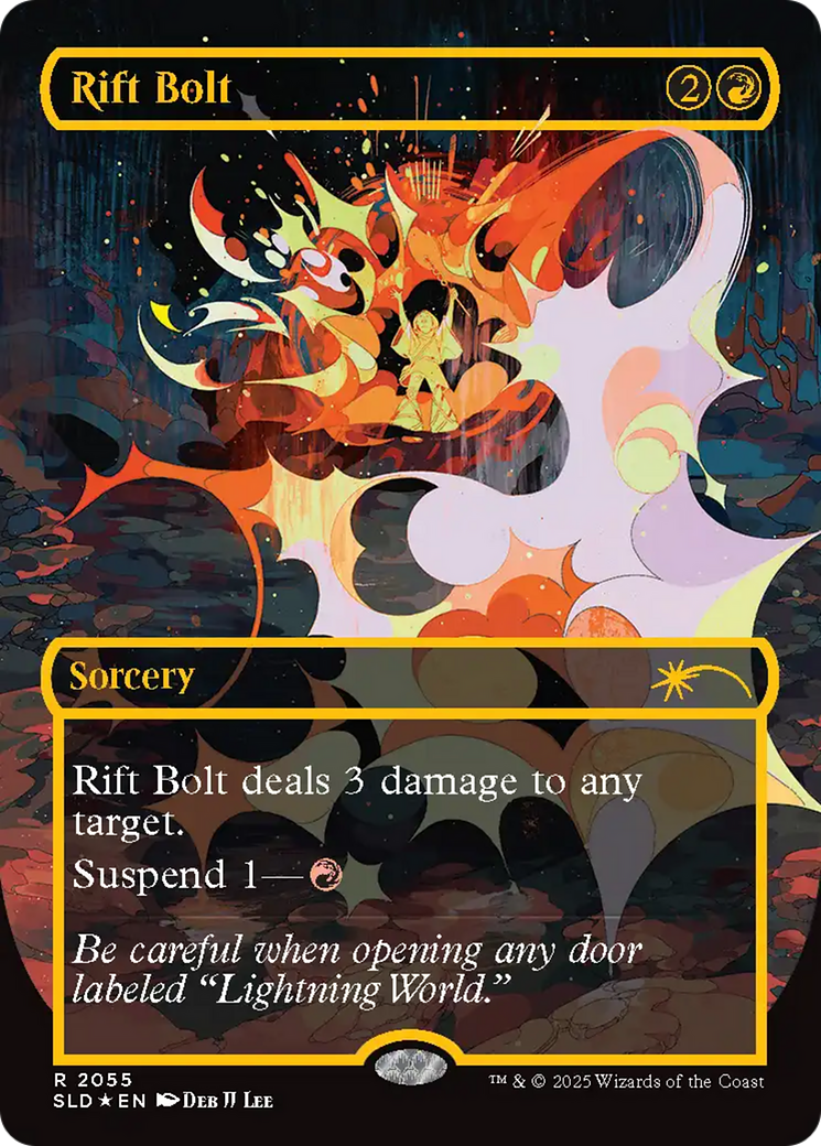 Rift Bolt (2055) (Raised Foil) [Secret Lair Drop Series] | Gear Gaming Bentonville
