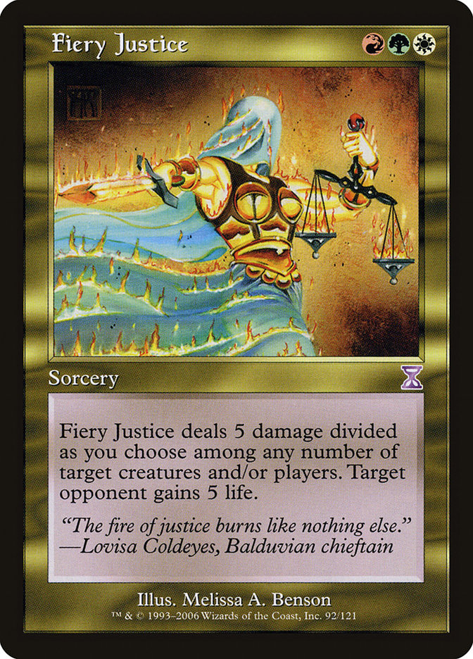 Fiery Justice [Time Spiral Timeshifted] | Gear Gaming Bentonville