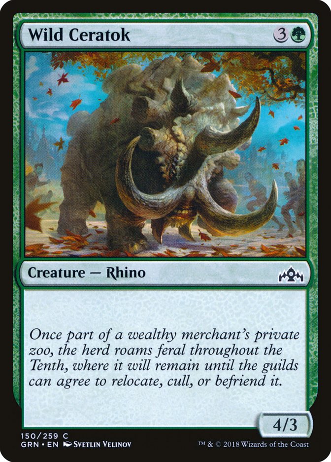 Wild Ceratok [Guilds of Ravnica] | Gear Gaming Bentonville