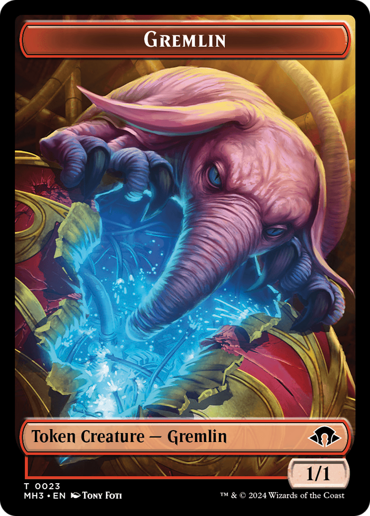 Gremlin (Ripple Foil) // Copy Double-Sided Token [Modern Horizons 3 Tokens] | Gear Gaming Bentonville