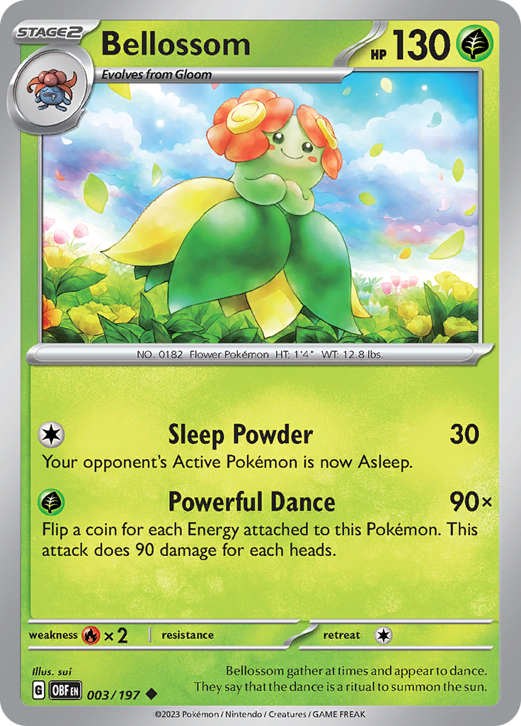 Bellossom (003/197) [Scarlet & Violet: Obsidian Flames] | Gear Gaming Bentonville