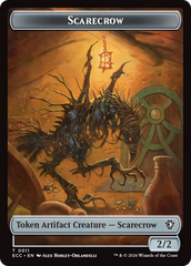 Snake // Scarecrow Double-Sided Token [Lorwyn Eclipsed Tokens] | Gear Gaming Bentonville
