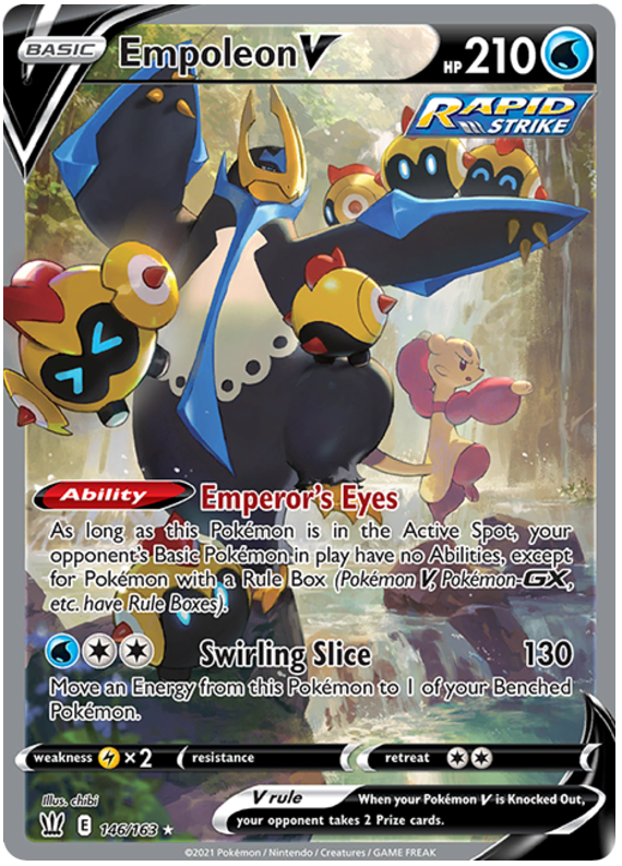 Empoleon V (146/163) [Sword & Shield: Battle Styles] | Gear Gaming Bentonville