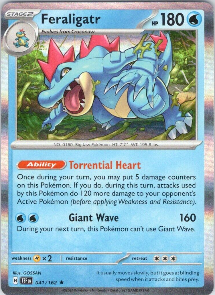 Feraligatr (041/162) [Scarlet & Violet: Temporal Forces] | Gear Gaming Bentonville