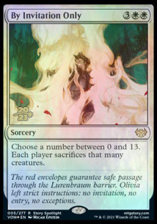 By Invitation Only [Innistrad: Crimson Vow Prerelease Promos] | Gear Gaming Bentonville