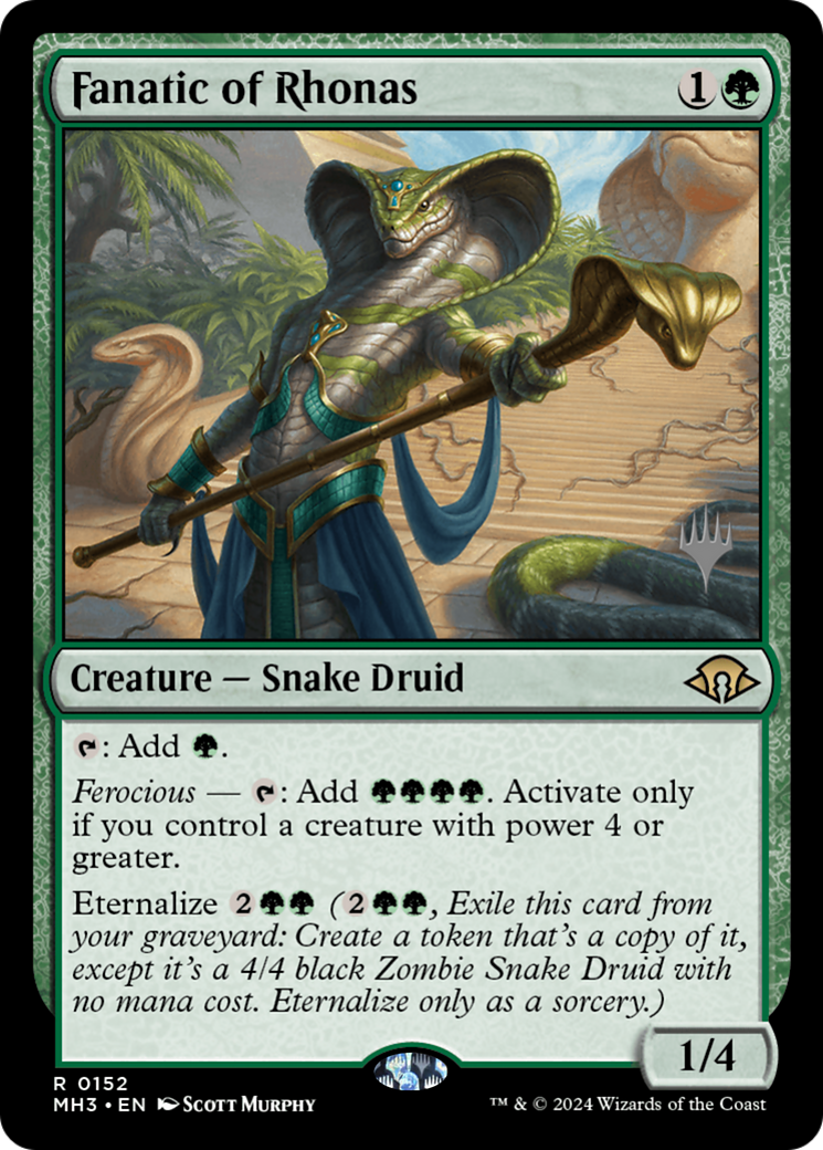 Fanatic of Rhonas [Lorwyn Eclipsed Promos] | Gear Gaming Bentonville
