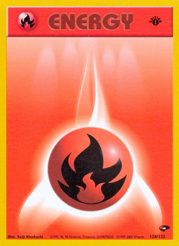 Fire Energy (128/132) [Gym Challenge 1st Edition] | Gear Gaming Bentonville