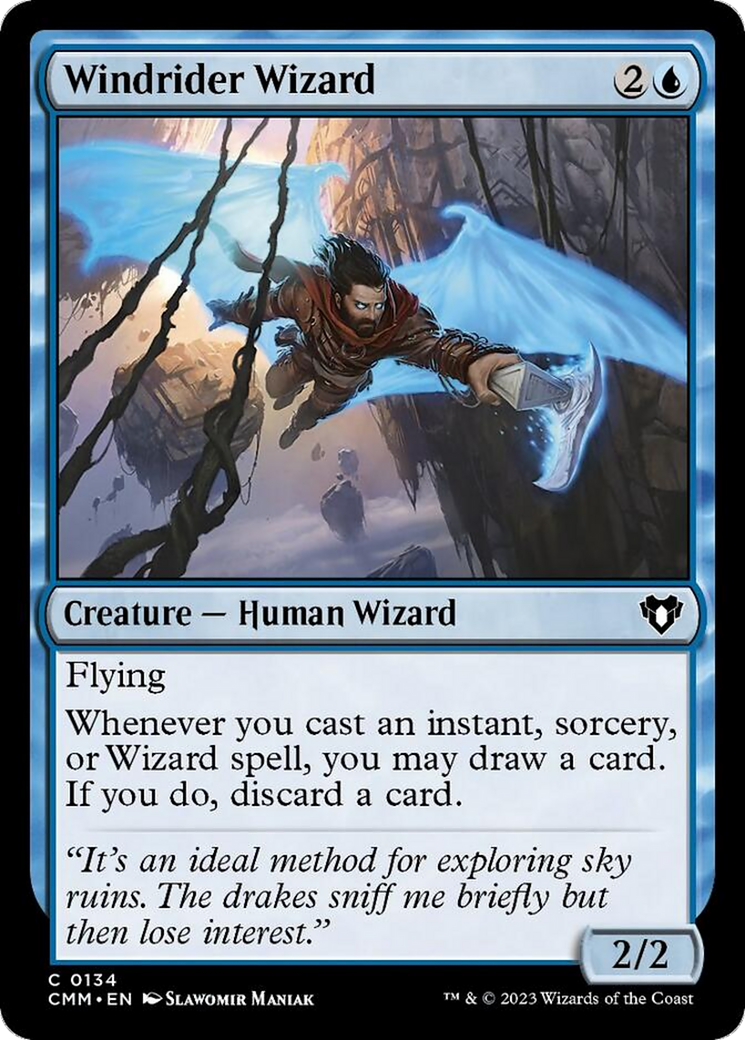 Windrider Wizard [Commander Masters] | Gear Gaming Bentonville