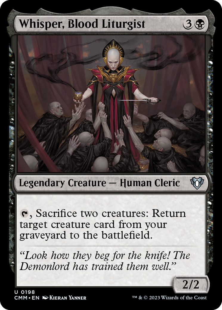 Whisper, Blood Liturgist [Commander Masters] | Gear Gaming Bentonville