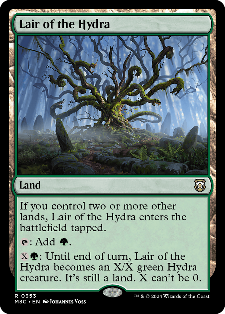 Lair of the Hydra (Ripple Foil) [Modern Horizons 3 Commander] | Gear Gaming Bentonville