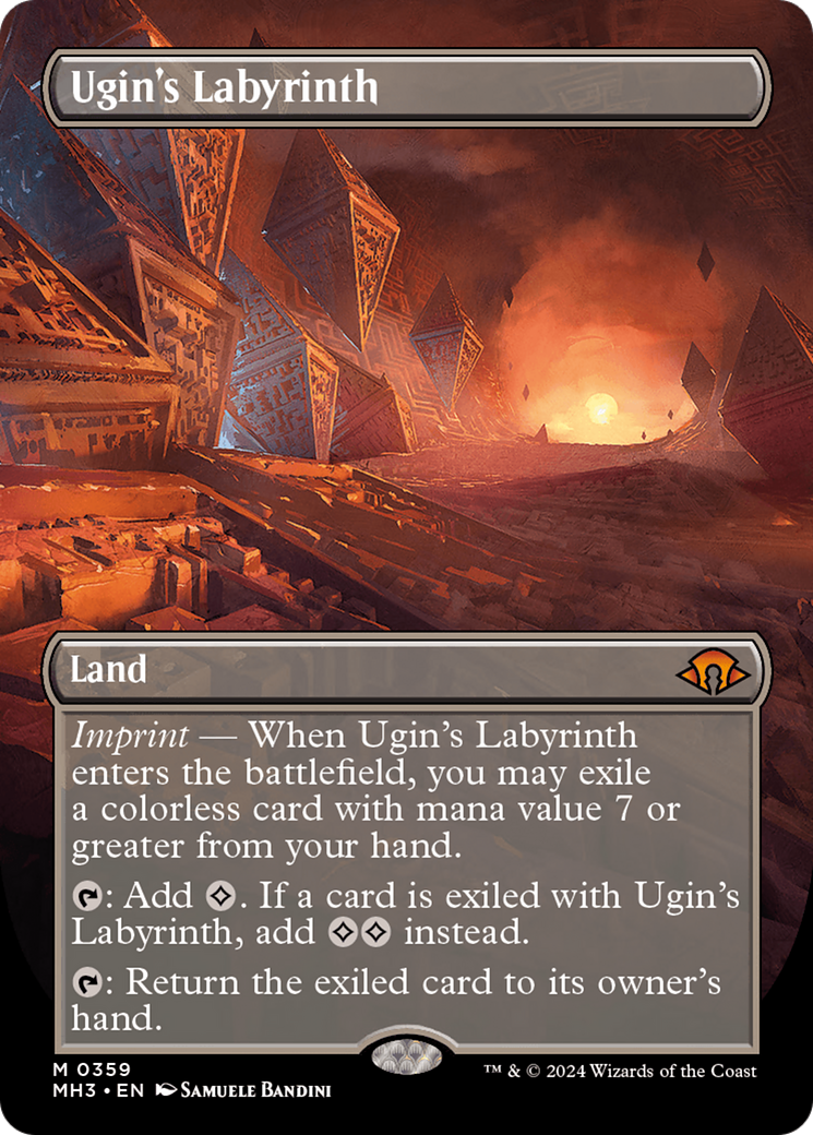 Ugin's Labyrinth (Borderless) [Modern Horizons 3] | Gear Gaming Bentonville