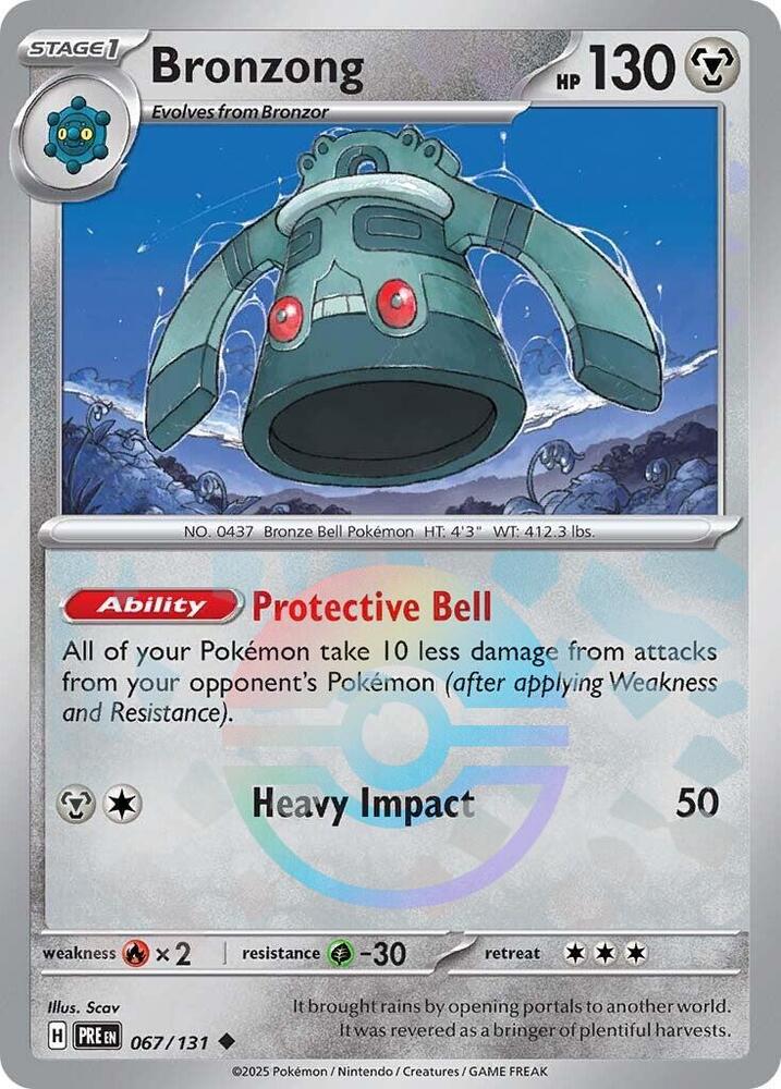 Bronzong (067/131) (Poke Ball Pattern) [Scarlet & Violet: Prismatic Evolutions] | Gear Gaming Bentonville