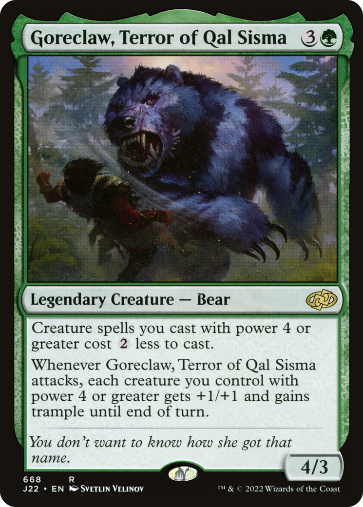 Goreclaw, Terror of Qal Sisma [Jumpstart 2022] | Gear Gaming Bentonville