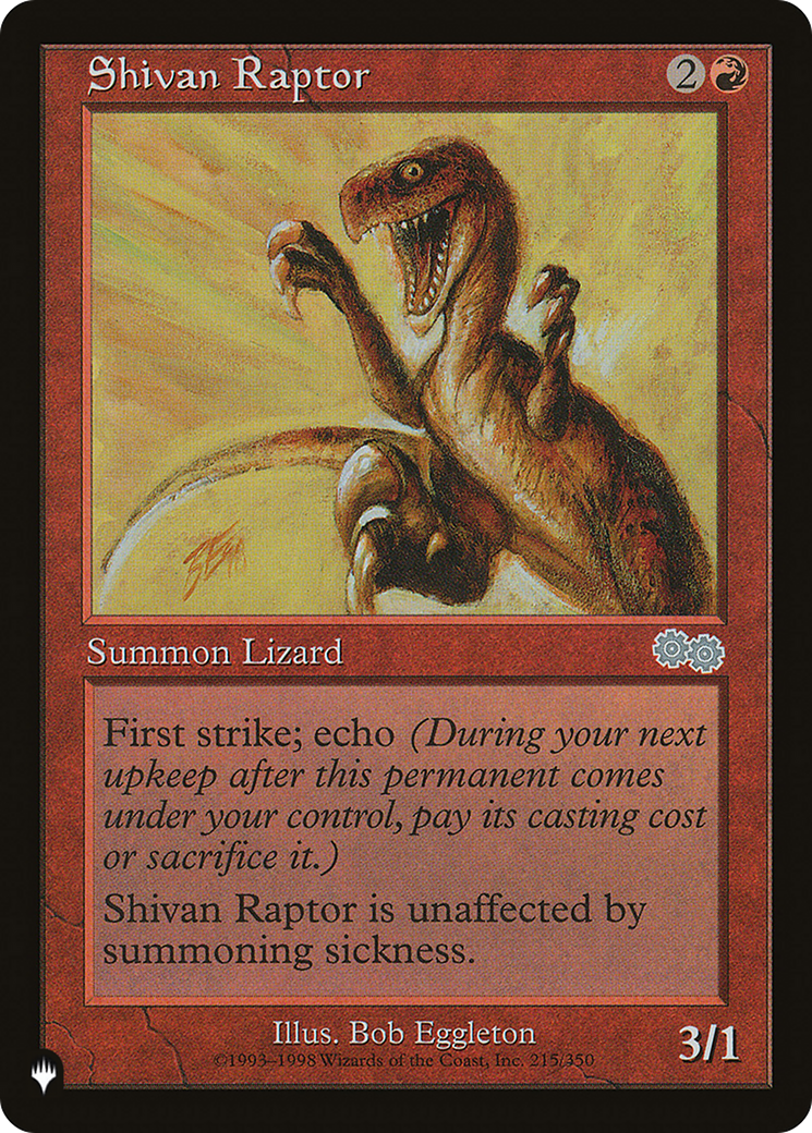 Shivan Raptor [The List Reprints] | Gear Gaming Bentonville