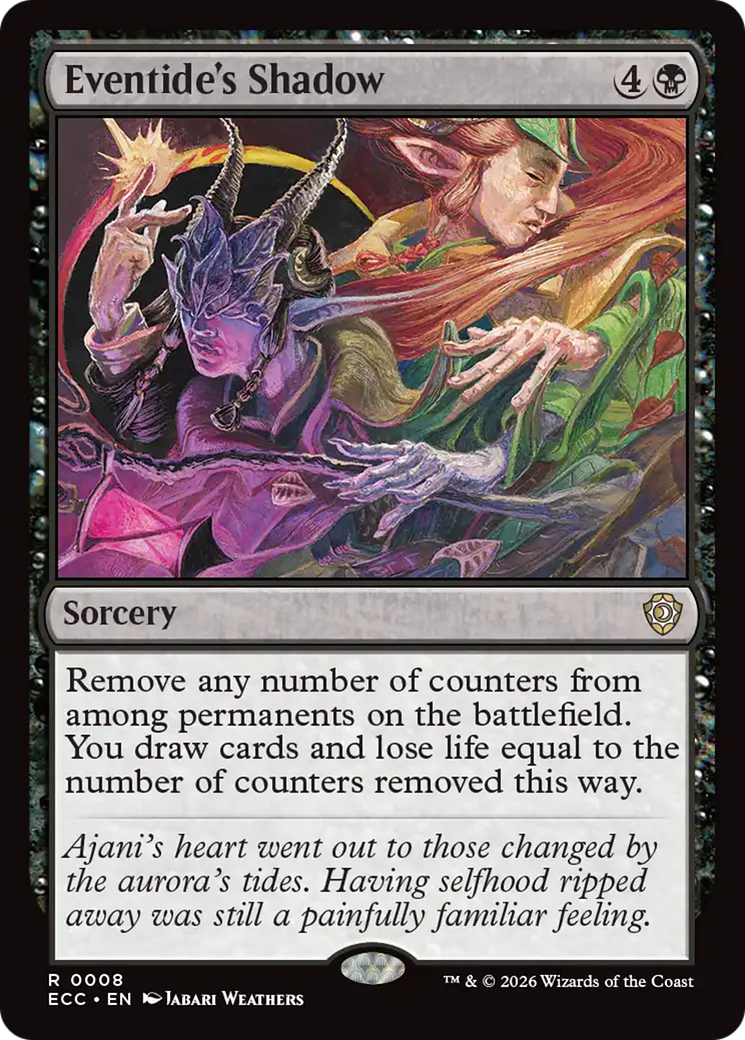 Eventide's Shadow [Lorwyn Eclipsed Commander] | Gear Gaming Bentonville