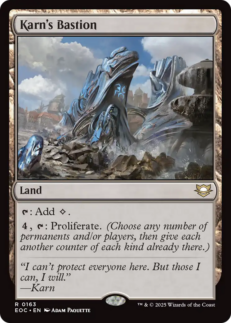 Karn's Bastion [Edge of Eternities Commander] | Gear Gaming Bentonville