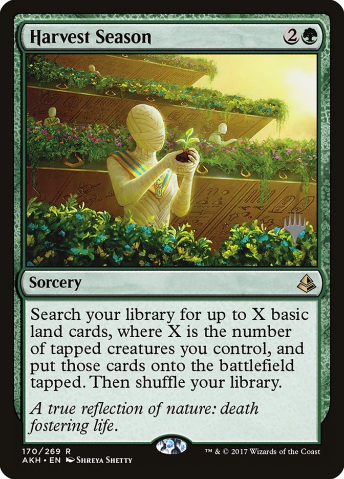 Harvest Season (Promo Pack) [Amonkhet Promos] | Gear Gaming Bentonville