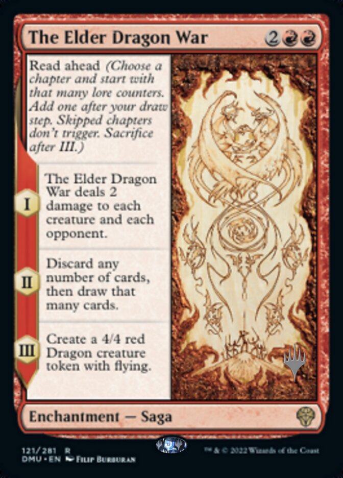 The Elder Dragon War (Promo Pack) [Dominaria United Promos] | Gear Gaming Bentonville