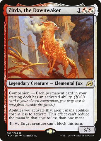 fox cards mtg Flourishing Fox [13] [Ikoria: Lair of Behemoths] [Foil] – Face to Face Games main image 1