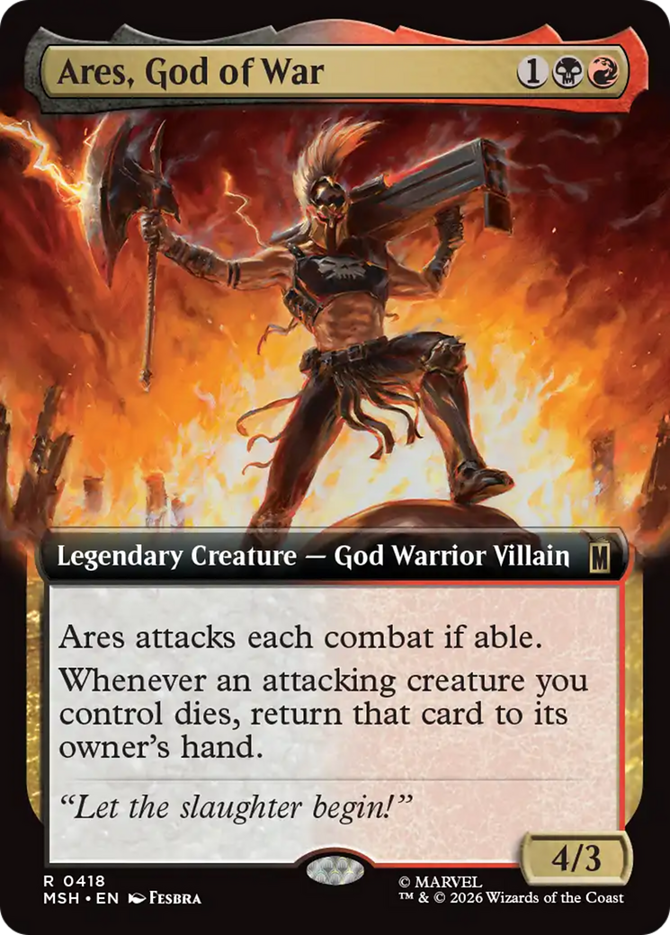 Ares, God of War (Extended Art) [Marvel Super Heroes] | Gear Gaming Bentonville