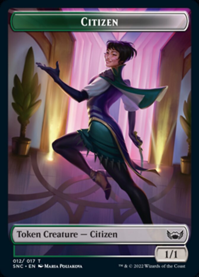 Cat // Citizen Double-Sided Token [Streets of New Capenna Tokens] | Gear Gaming Bentonville