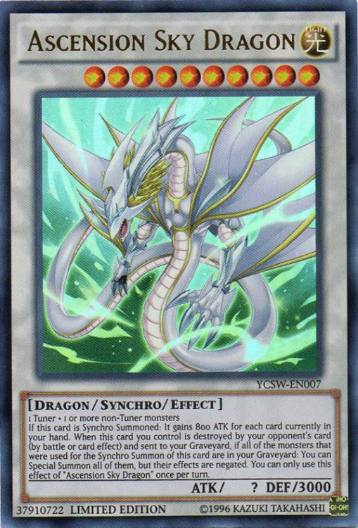 Ascension Sky Dragon [YCSW-EN007] Ultra Rare | Gear Gaming Bentonville