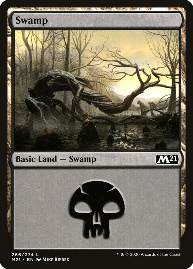 Swamp (266) [Core Set 2021] | Gear Gaming Bentonville