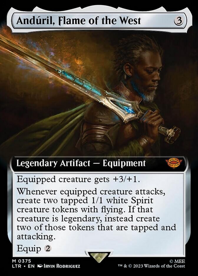 Anduril, Flame of the West (Extended Art) [The Lord of the Rings: Tales of Middle-Earth] | Gear Gaming Bentonville