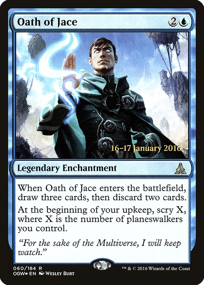 Oath of Jace [Oath of the Gatewatch Prerelease Promos] | Gear Gaming Bentonville