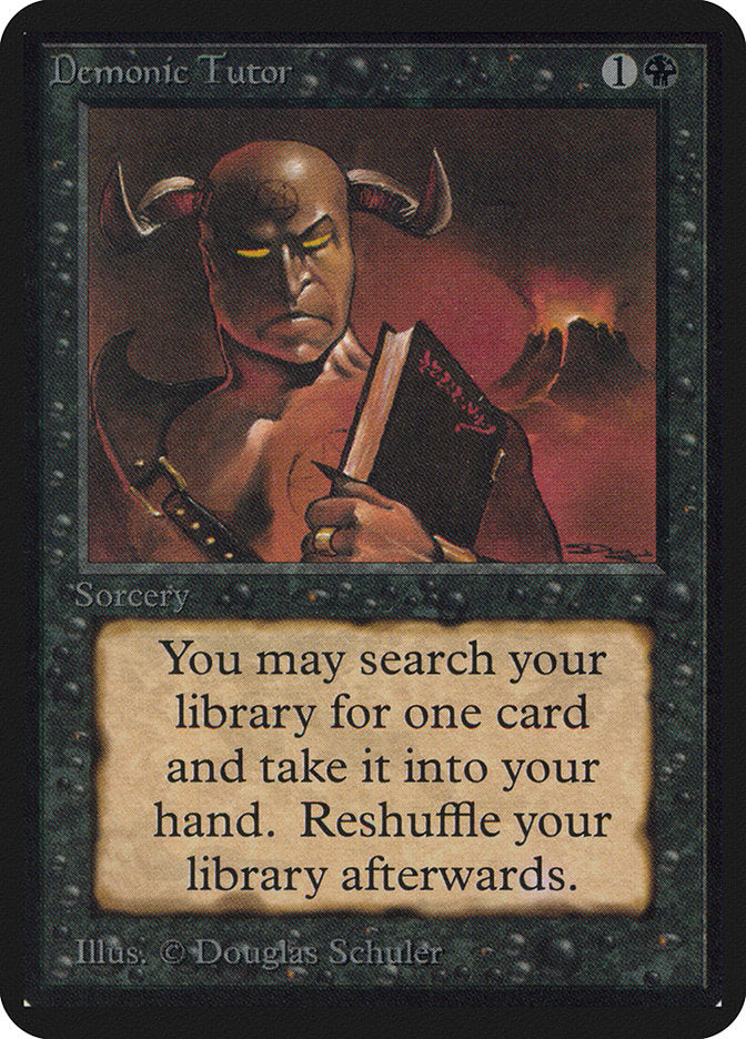 Demonic Tutor [Alpha Edition] | Gear Gaming Bentonville