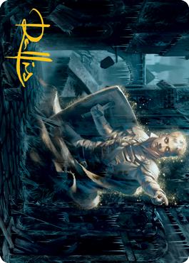 Dennick, Pious Apparition Art Card (Gold-Stamped Signature) [Innistrad: Midnight Hunt Art Series] | Gear Gaming Bentonville