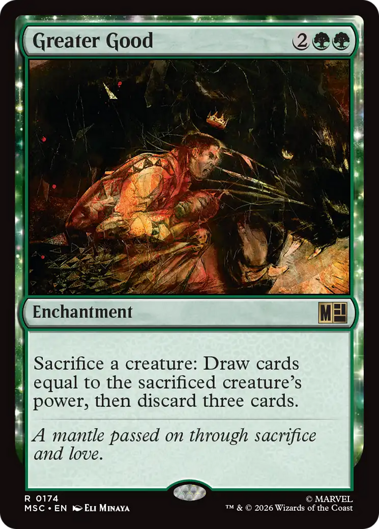Greater Good (Surge Foil) [Marvel Super Heroes Commander] | Gear Gaming Bentonville