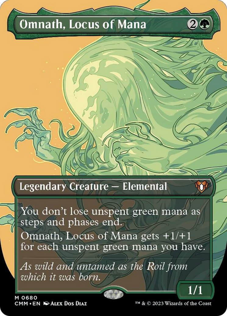 Omnath, Locus of Mana (Borderless Profile) [Commander Masters] | Gear Gaming Bentonville