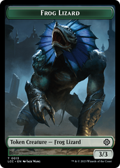 Frog Lizard // Merfolk (0003) Double-Sided Token [The Lost Caverns of Ixalan Commander Tokens] | Gear Gaming Bentonville