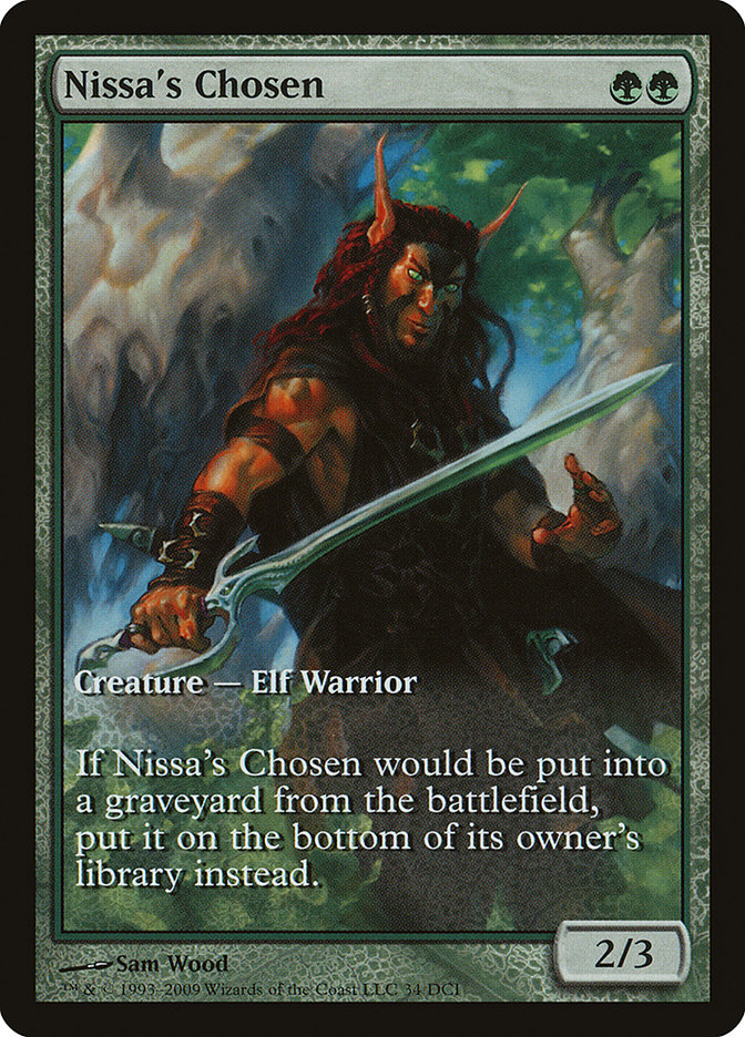 Nissa's Chosen (Game Day) (Extended Art) [Zendikar Promos] | Gear Gaming Bentonville