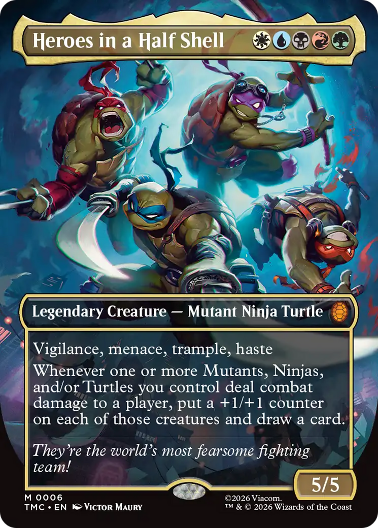 Heroes in a Half Shell (Borderless) [Teenage Mutant Ninja Turtles Commander] | Gear Gaming Bentonville