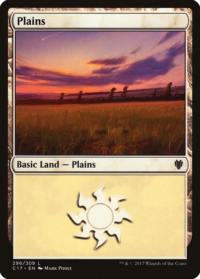 Plains (296) [Commander 2017] | Gear Gaming Bentonville