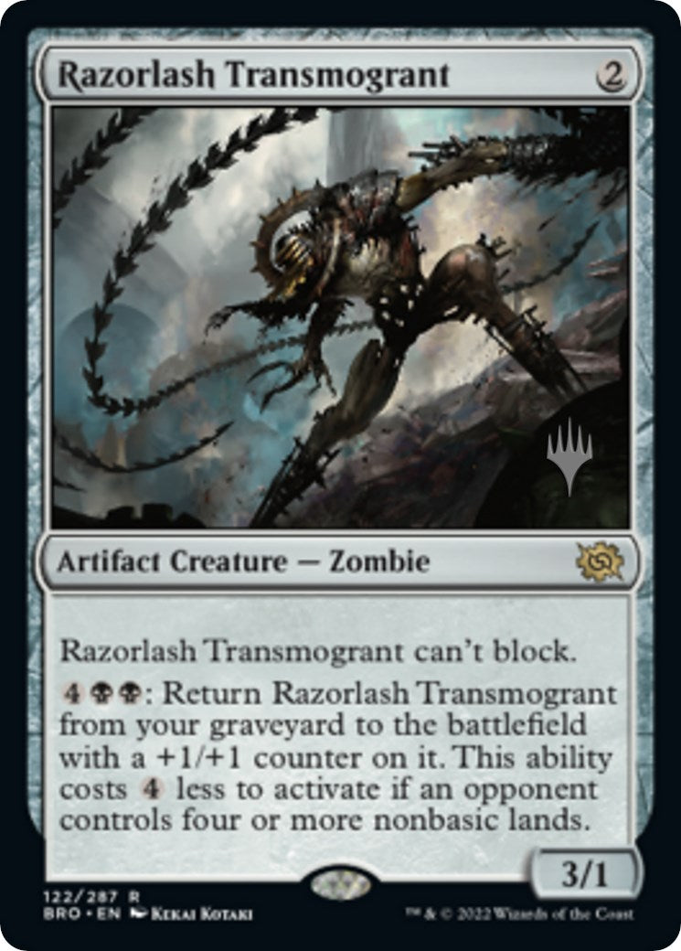 Razorlash Transmogrant (Promo Pack) [The Brothers' War Promos] | Gear Gaming Bentonville