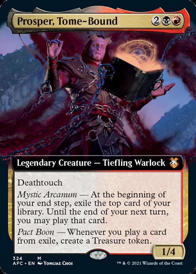 Prosper, Tome-Bound (Extended Art) [Dungeons & Dragons: Adventures in the Forgotten Realms Commander] | Gear Gaming Bentonville